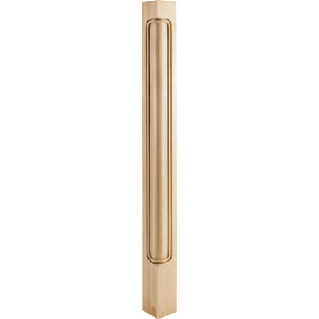 2-3/4 Wx2-3/4Dx35-1/2H Rubberwood Beaded Corner Post